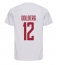Billige Danmark Kasper Dolberg #12 Udebanetrøje VM 2022 Kort ærmer