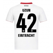 Billige Eintracht Frankfurt Can Uzun #42 Udebanetrøje 2025-26 Kort ærmer