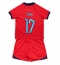 Billige England Bukayo Saka #17 Udebanetrøje Børn VM 2022 Kort ærmer (+ bukser)