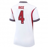 Billige England Declan Rice #4 Hjemmebanetrøje Dame VM 2026 Kort ærmer