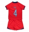 Billige England Declan Rice #4 Udebanetrøje Børn VM 2022 Kort ærmer (+ bukser)