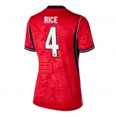 Billige England Declan Rice #4 Udebanetrøje Dame VM 2026 Kort ærmer