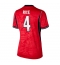 Billige England Declan Rice #4 Udebanetrøje Dame VM 2026 Kort ærmer