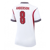 Billige England Elliot Anderson #8 Hjemmebanetrøje Dame VM 2026 Kort ærmer