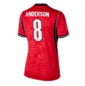 Billige England Elliot Anderson #8 Udebanetrøje Dame VM 2026 Kort ærmer