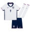 Billige England Harry Kane #9 Hjemmebanetrøje Børn EM 2024 Kort ærmer (+ bukser)