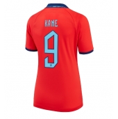 Billige England Harry Kane #9 Udebanetrøje Dame VM 2022 Kort ærmer