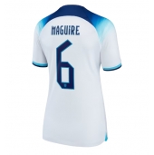 Billige England Harry Maguire #6 Hjemmebanetrøje Dame VM 2022 Kort ærmer