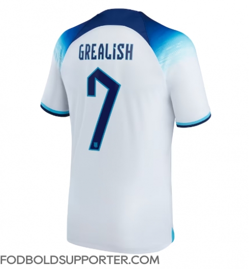 Billige England Jack Grealish #7 Hjemmebanetrøje VM 2022 Kort ærmer