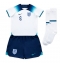 Billige England John Stones #5 Hjemmebanetrøje Børn VM 2022 Kort ærmer (+ bukser)