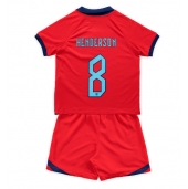 Billige England Jordan Henderson #8 Udebanetrøje Børn VM 2022 Kort ærmer (+ bukser)
