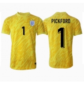 Billige England Jordan Pickford #1 Målmand Udebanetrøje EM 2024 Kort ærmer