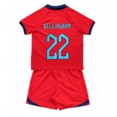 Billige England Jude Bellingham #22 Udebanetrøje Børn VM 2022 Kort ærmer (+ bukser)