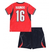 Billige England Kobbie Mainoo #16 Udebanetrøje Børn VM 2026 Kort ærmer (+ bukser)