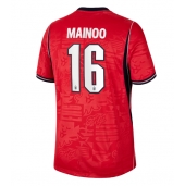 Billige England Kobbie Mainoo #16 Udebanetrøje VM 2026 Kort ærmer