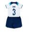 Billige England Luke Shaw #3 Hjemmebanetrøje Børn VM 2022 Kort ærmer (+ bukser)