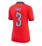 Billige England Luke Shaw #3 Udebanetrøje Dame VM 2022 Kort ærmer