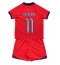 Billige England Marcus Rashford #11 Udebanetrøje Børn VM 2022 Kort ærmer (+ bukser)
