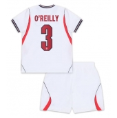 Billige England Nico O'Reilly #3 Hjemmebanetrøje Børn VM 2026 Kort ærmer (+ bukser)