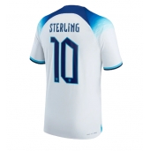Billige England Raheem Sterling #10 Hjemmebanetrøje VM 2022 Kort ærmer