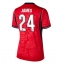 Billige England Reece James #24 Udebanetrøje Dame VM 2026 Kort ærmer