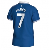 Billige Everton Dwight McNeil #7 Hjemmebanetrøje 2023-24 Kort ærmer