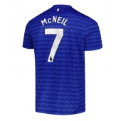 Billige Everton Dwight McNeil #7 Hjemmebanetrøje 2025-26 Kort ærmer