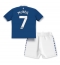 Billige Everton Dwight McNeil #7 Hjemmebanetrøje Børn 2023-24 Kort ærmer (+ bukser)