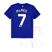 Billige Everton Dwight McNeil #7 Hjemmebanetrøje Børn 2025-26 Kort ærmer (+ bukser)