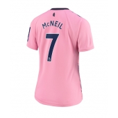 Billige Everton Dwight McNeil #7 Udebanetrøje Dame 2022-23 Kort ærmer