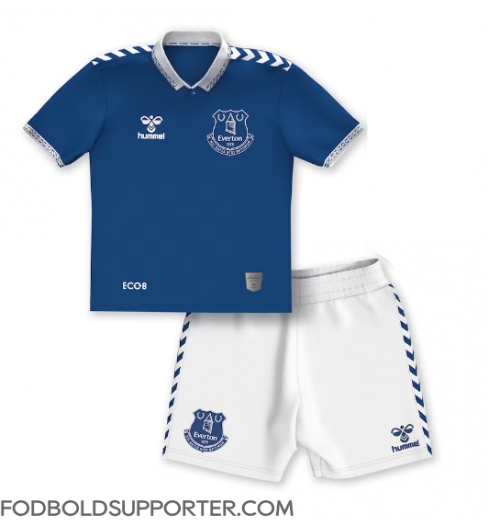 Billige Everton Hjemmebanetrøje Børn 2023-24 Kort ærmer (+ bukser)