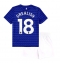 Billige Everton Jack Grealish #18 Hjemmebanetrøje Børn 2025-26 Kort ærmer (+ bukser)