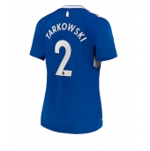 Billige Everton James Tarkowski #2 Hjemmebanetrøje Dame 2022-23 Kort ærmer