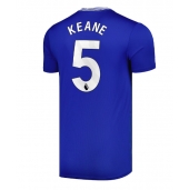 Billige Everton Michael Keane #5 Hjemmebanetrøje 2024-25 Kort ærmer