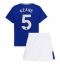 Billige Everton Michael Keane #5 Hjemmebanetrøje Børn 2024-25 Kort ærmer (+ bukser)