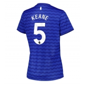 Billige Everton Michael Keane #5 Hjemmebanetrøje Dame 2025-26 Kort ærmer