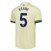 Billige Everton Michael Keane #5 Udebanetrøje 2025-26 Kort ærmer