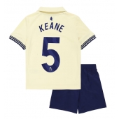 Billige Everton Michael Keane #5 Udebanetrøje Børn 2025-26 Kort ærmer (+ bukser)