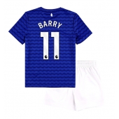 Billige Everton Thierno Barry #11 Hjemmebanetrøje Børn 2025-26 Kort ærmer (+ bukser)