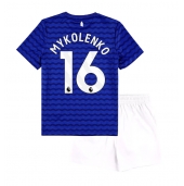 Billige Everton Vitaliy Mykolenko #16 Hjemmebanetrøje Børn 2025-26 Kort ærmer (+ bukser)