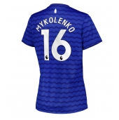 Billige Everton Vitaliy Mykolenko #16 Hjemmebanetrøje Dame 2025-26 Kort ærmer