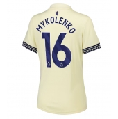 Billige Everton Vitaliy Mykolenko #16 Udebanetrøje Dame 2025-26 Kort ærmer