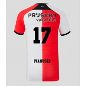 Billige Feyenoord Luka Ivanusec #17 Hjemmebanetrøje 2024-25 Kort ærmer