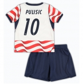 Billige Forenede Stater Christian Pulisic #10 Hjemmebanetrøje Børn VM 2026 Kort ærmer (+ bukser)