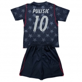 Billige Forenede Stater Christian Pulisic #10 Udebanetrøje Børn VM 2026 Kort ærmer (+ bukser)