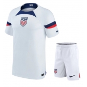 Billige Forenede Stater Hjemmebanetrøje Børn VM 2022 Kort ærmer (+ bukser)
