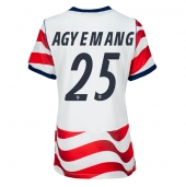 Billige Forenede Stater Patrick Agyemang #25 Hjemmebanetrøje Dame VM 2026 Kort ærmer