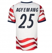 Billige Forenede Stater Patrick Agyemang #25 Hjemmebanetrøje VM 2026 Kort ærmer