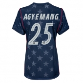 Billige Forenede Stater Patrick Agyemang #25 Udebanetrøje Dame VM 2026 Kort ærmer