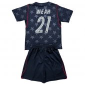 Billige Forenede Stater Timothy Weah #21 Udebanetrøje Børn VM 2026 Kort ærmer (+ bukser)